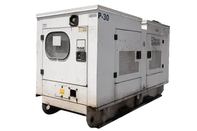 2017 Perkins 30 kVA Generator Set White Background View