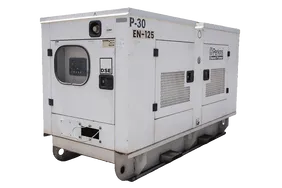 2017 Perkins 30 kVA Generator Set White Background View