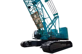 2018 Kobelco 7250S Crawler Crane White Background View - CRC-0317