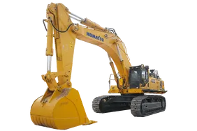 2019 Komatsu PC850-8R1 Track Excavator White Background View