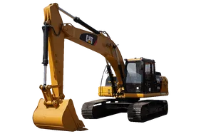 2020-CAT-323D3-crawler-excavator-white Background Image 