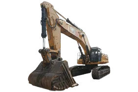 2022 Cat 395 Excavator White Background