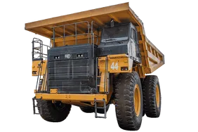 2023 Caterpillar 777 Rigid Dump Truck White Background View