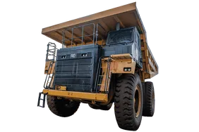 2023 Caterpillar 777 Rigid Dump Truck White Background View