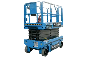 2025 Sinoboom 1012N Electric Scissor Lift White Background View