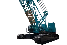 Kobelco 7250S Crawler Crane White Background Image