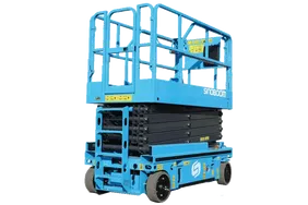 Sinoboom 1012E Electric Scissor Lift White Background Image 