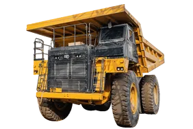 2023 Caterpillar 777 Rigid Dump Truck White Background View