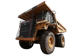 Cat 777E off-highway truck white background image