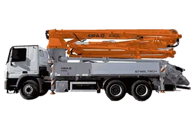 Cifa K30L Concrete Pump Truck white background