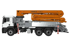 Cifa K31L Concrete Pump Truck white background