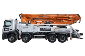 Cifa K42L Concrete Pump Truck white background