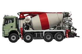 Cifa MK28H truck mixer pump white background