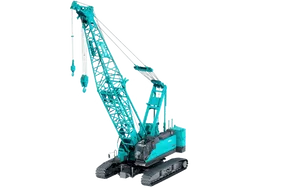 Kobelco CKS1100 crawler crane white background