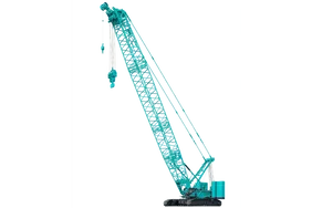 Kobelco CKS3000 crawler crane white background