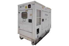 Kubota 15 kVA Generator Set White Background View