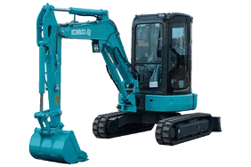 New Kobelco SK35-6 Mini Excavator-white-background