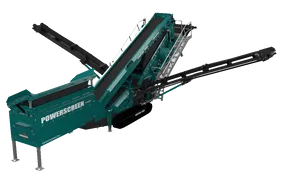 Powerscreen Chieftain 1700X 2 Deck Screener White Background image