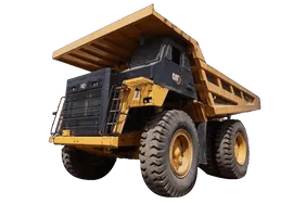 2021 Cat 777E Hauler Truck- white-background Image