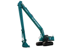 Expand Reach: 85-Ton Long Boom Excavator Rentals