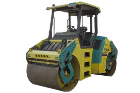 2017 Ammann AV70X Articulated Tandem Roller White Background View