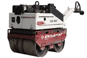 2020 Dynapac DTR75 Walk-Behind Roller White Background View