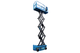 Sinoboom 0608SM Hydraulic Scissor Lift White Background