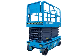 Sinoboom 1212E Electric Scissor Lift White Background