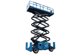 Sinoboom 1623RE Electric Scissor Lift White Background