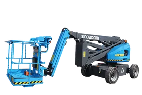 Sinoboom AB16EJ Articulated Boom Lift Front White Background