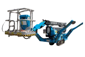 Sinoboom SPA27J Spider Lift White Background View