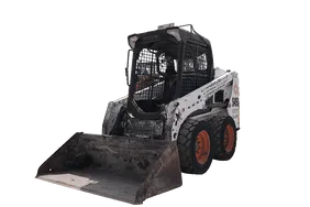 2015 bobcat S450 skid steer loader white background