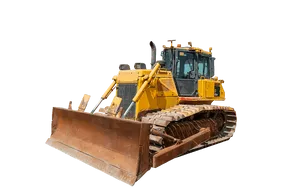 2012 Komatsu D65PX-17 Bulldozer White Background Image