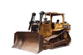 2011 Cat D6R Bulldozer white background