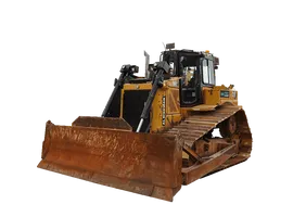 Cat D6R2 LGP Bulldozer White Background