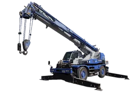 Used 2012 Tadano GR250N-2 Mobile Crane 42 ton Rough Terrain All Terrain Crane Heavy Lifting Solution