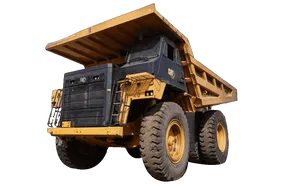Used 2021 Cat 777E Rigid Dump Truck-white-background