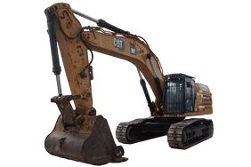Used Cat 349 Crawler Excavator 2021 White Background