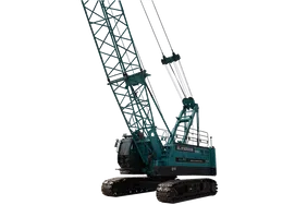 Used Kobelco CKS600 Crawler Crane 2015 White Background Image