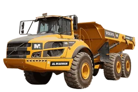 Volvo A40G Articulated Hauler 2022-white background