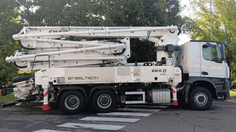 CIFA K31L new pump from Steeltech series