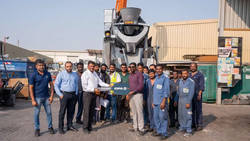 cifa mk28l truck delivery to client