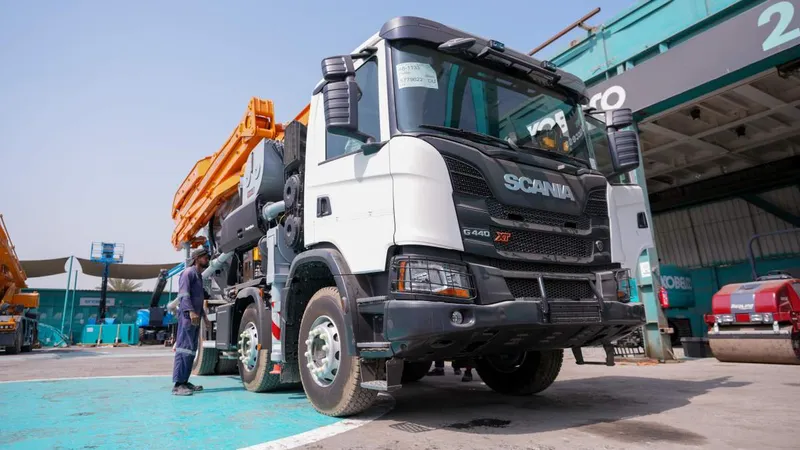 the MK28L concrete truck