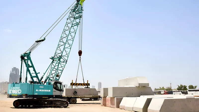 The CKS800 crawler crane