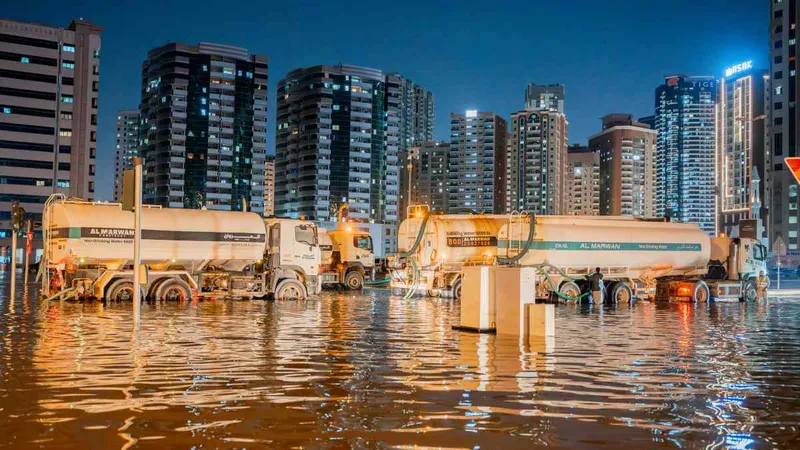 نجح فريق المروان في الحد من تداعيات العاصفة بشكل ملموس