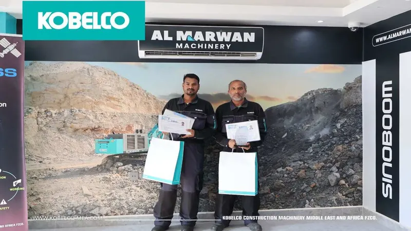 Mr. Usman and Mr. Imtiyaz from the Al Marwan welding team