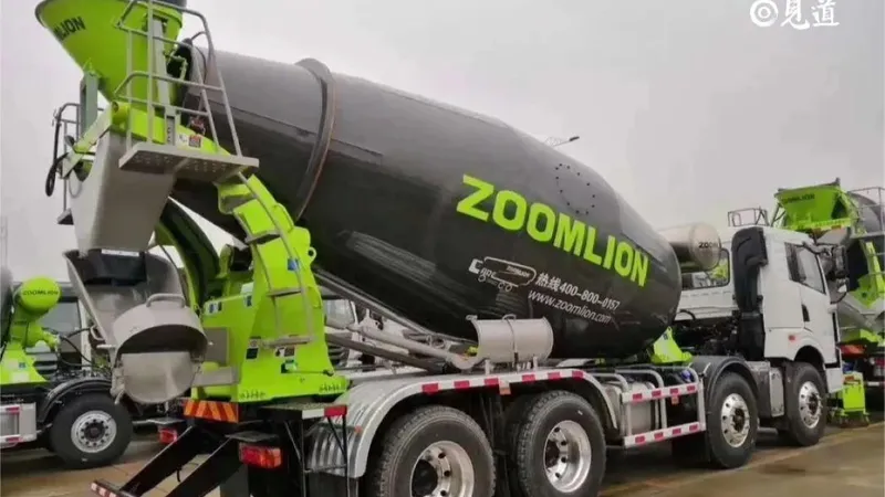 Zoomlion truck mixers