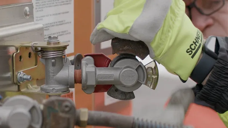 اختبار الفرامل في المعدات الثقيلة