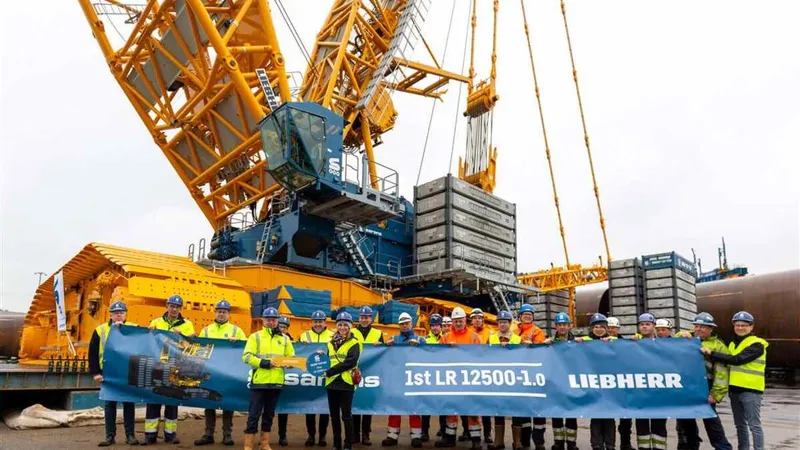 Liebherr LR 12500-1.0 crawler crane