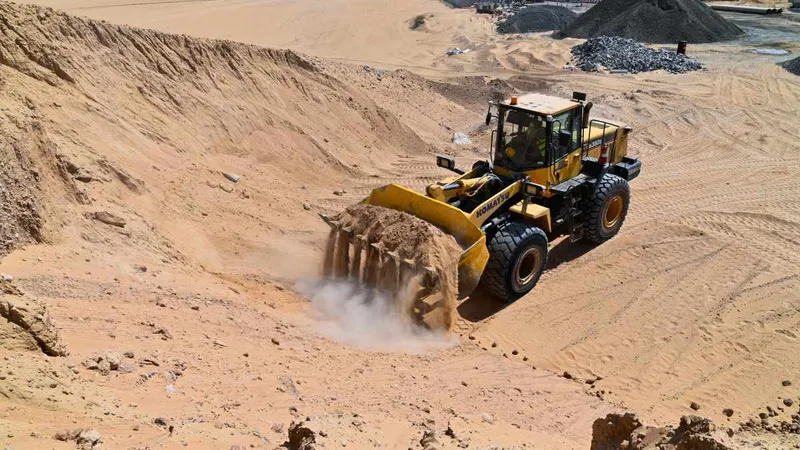 The Komatsu WA380Z wheel loader 